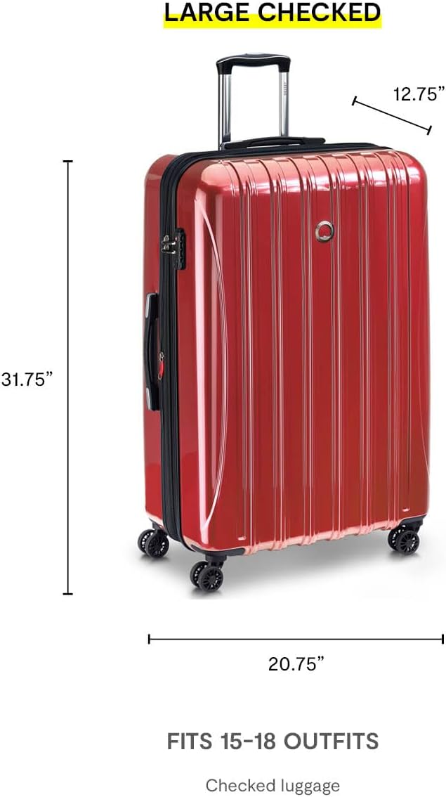 Delsey Luggage Aero 2 Piece Set Spinner Suitcase - Image 8
