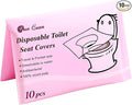 Disposable Toilet Seat Covers – Pack of 10 | Flushable & Portable Travel Toilet by Unknown