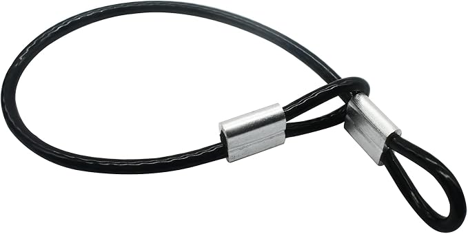 5 Pcs 5mm Wire 48 inch Vinyl Coated Stainless Steel Cable by Floyutin