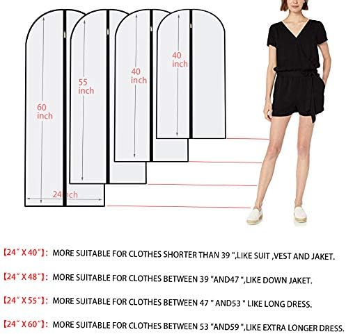 Hanging Garment Bag Breathable Clothes Covers - Image 2