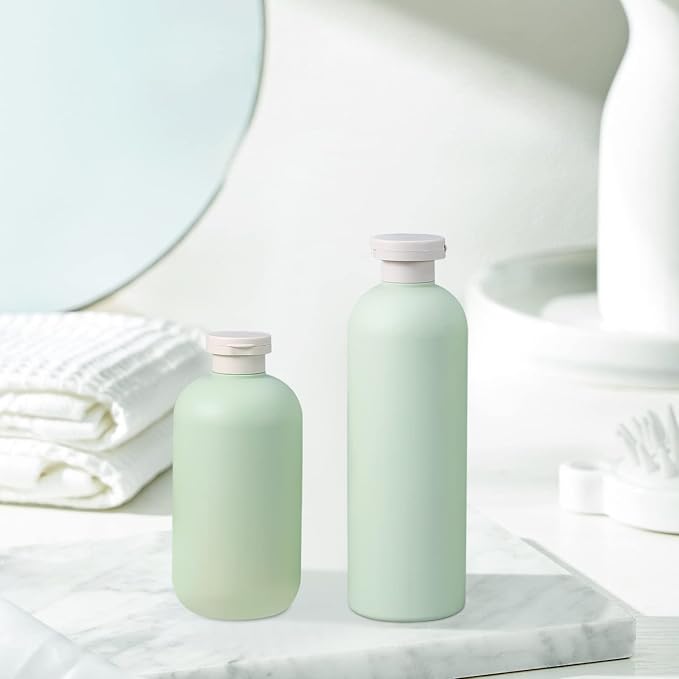 8.8oz Squeeze Bottles with Flip Cap, Refillable Plastic Travel Bottles - Image 5