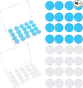 40 PCS Soft Moldable Silicone Earplugs, Reusable Noise Cancelling Earplugs by salbsever