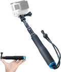 19” Short Extension Selfie Stick Compact Handle Grip Adjustable Waterproof by Trehapuva