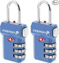 Fosmon TSA Approved Luggage Locks, Suitcase Travel Lock by Fosmon