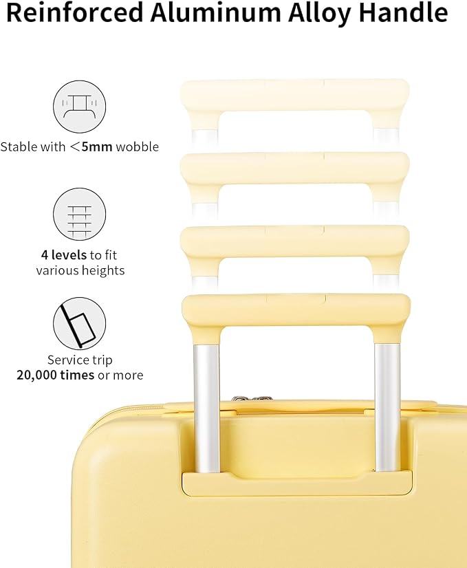 aji Expandable Top Open 24 Inch Checked Luggage - Image 7