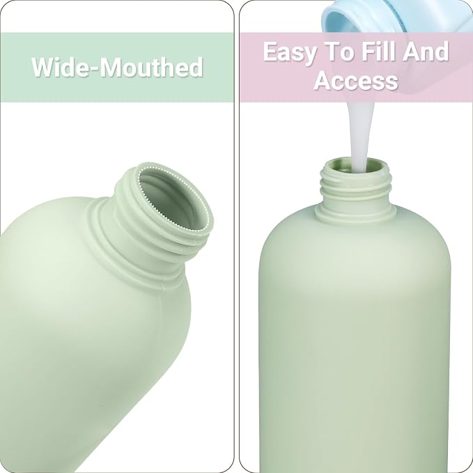 ASEVAT 8.8 oz Plastic Leak Proof Travel Bottles - Image 7