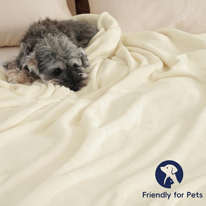 PHF Ultra Soft Fleece Blanket King Size, No Shed No Pilling Luxury Plush Cozy - Image 5