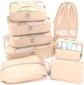 Shacke 8 Set Packing Cubes for Travel Lightweight Luggage Organizer by Shacke