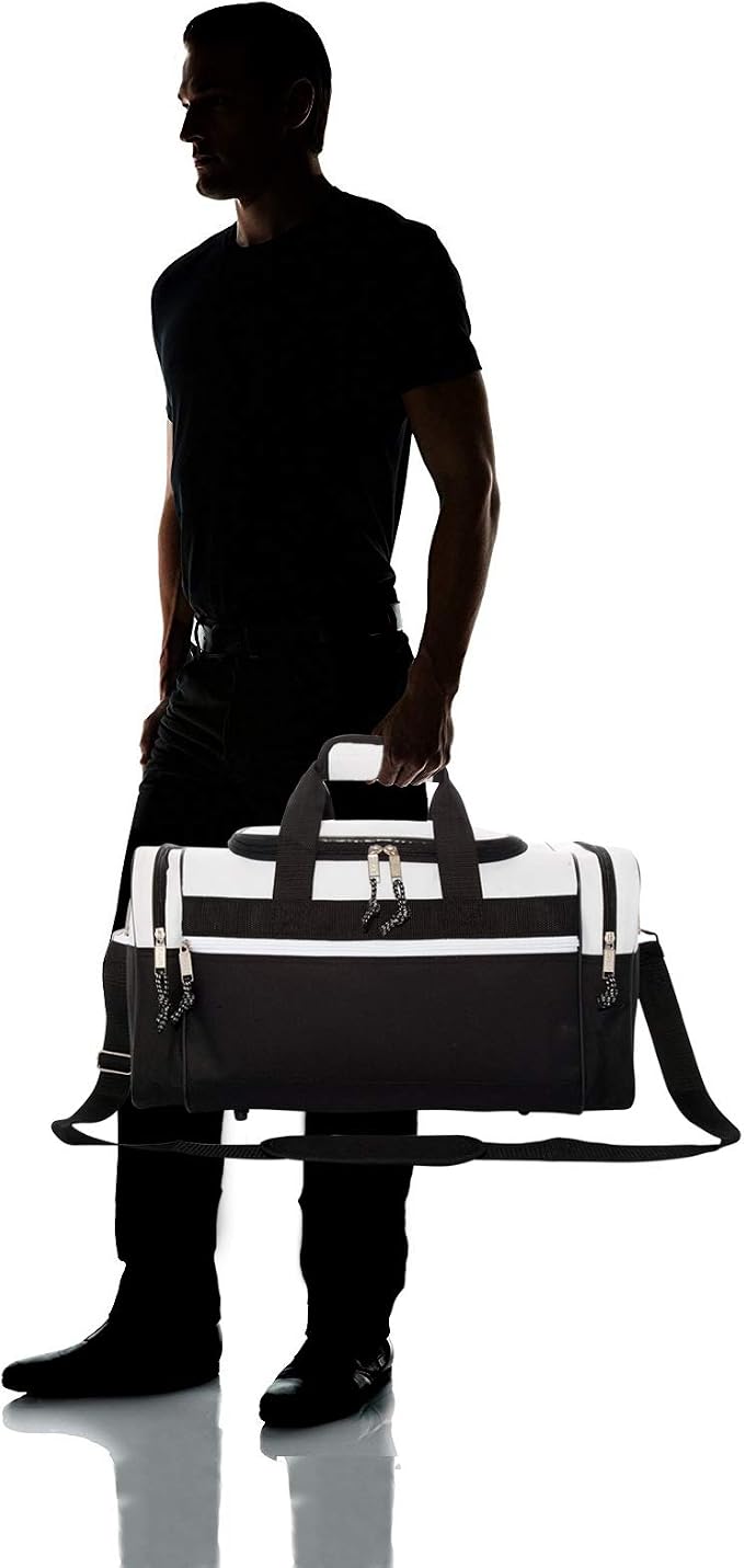 DALIX 17" Blank Duffle Bag Duffel Bag Travel Size Sports Durable Gym Bag - Image 7