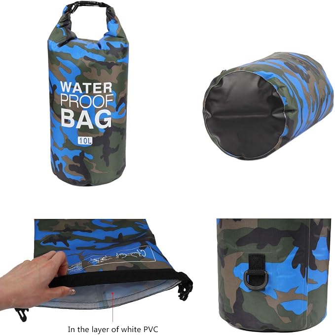 Waterproof Dry Bag 2L/5L/10L/15L/20L/30L, Roll Top Sack Keeps Gear Dry - Image 4