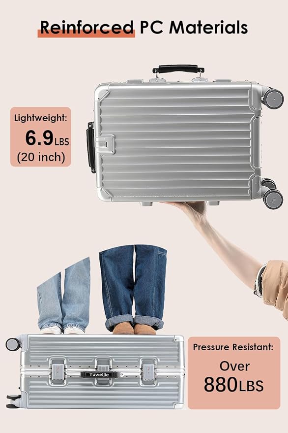 HotWay 24 Inch Hardside Checked Luggage - Image 4
