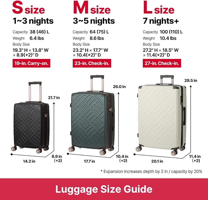 LEGEND WALKER DECK Hardside Expandable Luggage, 26 inch, 5514-59-GR - Image 6