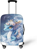 Dragon Luggage Cover Universal Fit 18-21 Inch Anti-Slip Elastic Spandex by Dremagia