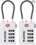ANVIL 4 Digit Luggage Locks, TSA Locks by ANVIL