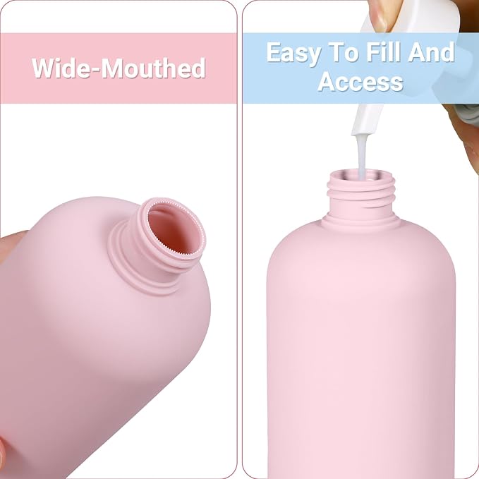 ASEVAT 10 oz Plastic Leak Proof Travel Bottles - Image 6
