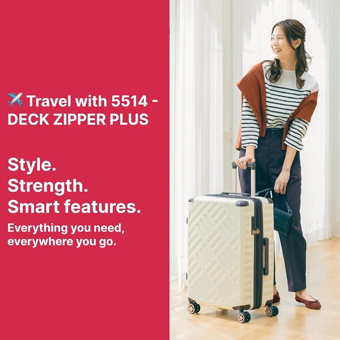 LEGEND WALKER DECK Hardside Expandable Luggage, 22 inch, 5514-49-GR - Image 7