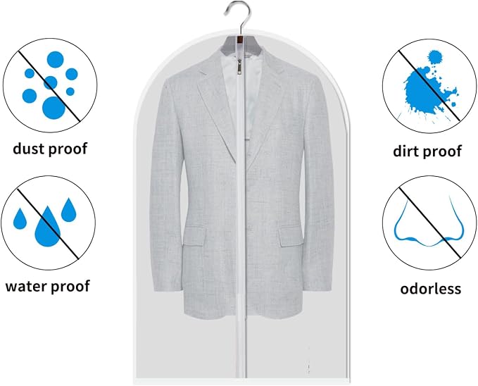 Garment Bags for Hanging Clothes, 6 Pack - Image 6