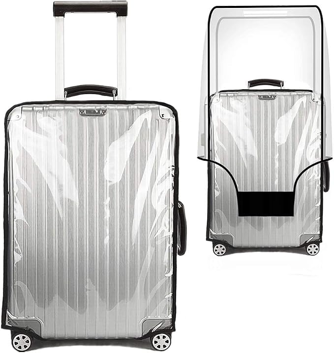 Suitcase Cover for 20" Luggage TSA Approved Clear PVC Thickened Protective by WelcomeToJZRSuitcase