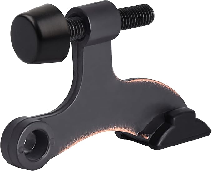 HOMOTEK 12 Pack Hinge Pin Oil Rubbed Bronze Door Stopper, Adjustable Deluxe by HOMOTEK