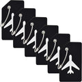 6 Pack Silicone Luggage Tag for Suitcases by MODENGKONGJIAN