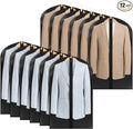 Zilink Clear Garment Bags for Hanging Clothes Clear Suit Bags for Closet by Zilink