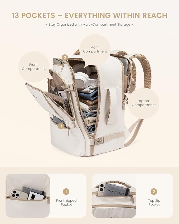 LOVEVOOK Travel Backpack for Women & Men - Image 8