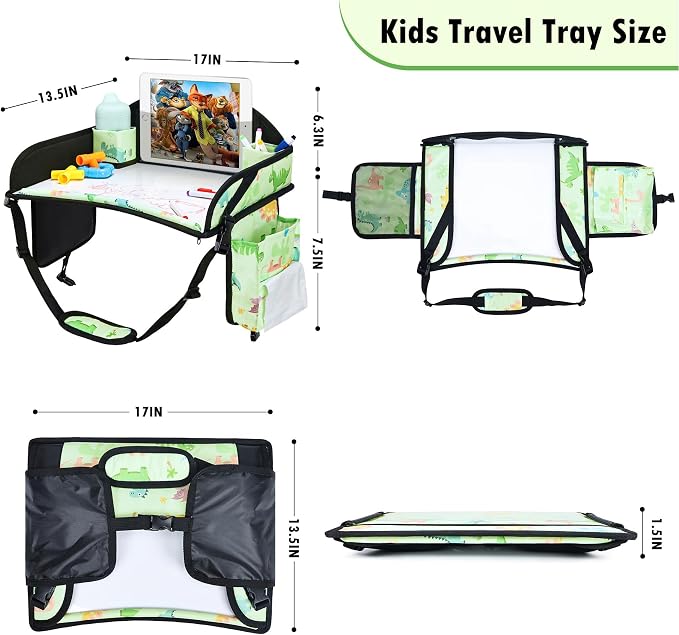 Kids Travel Tray, Toddler Road Trip Essentials - Image 9
