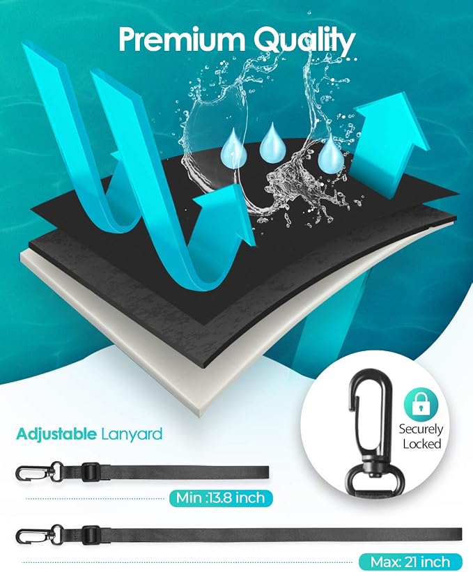 Hiearcool Universal Waterproof Case, Waterproof Phone Pouch Compatible - Image 3