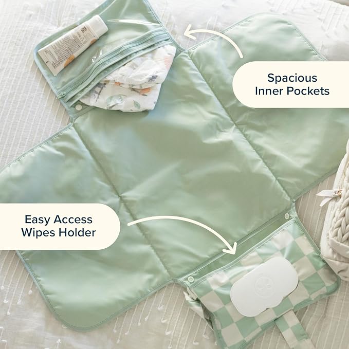 Tiny Twinkle Portable Diaper Changing Pad-Foldable Waterproof Changing - Image 8