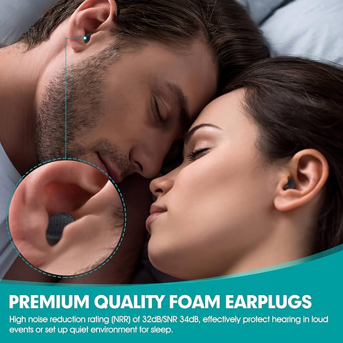 200 Pair Earplugs for Noise Cancelling Ultra Soft Foam Ear Plugs for Sleeping - Image 4