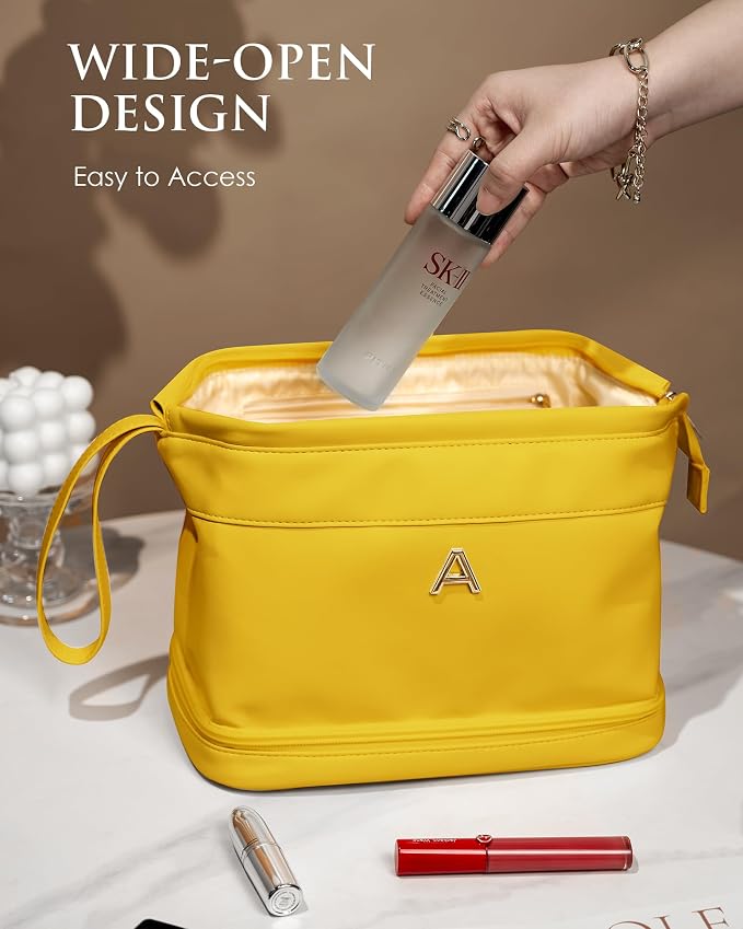 Gift Ideas for Mom, Initial Makeup Bag, Travel Gifts, Personalized Bags - Image 3