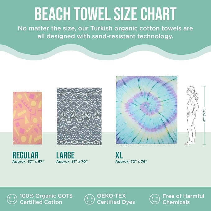 Sand Cloud Turkish Beach Towel - Image 4