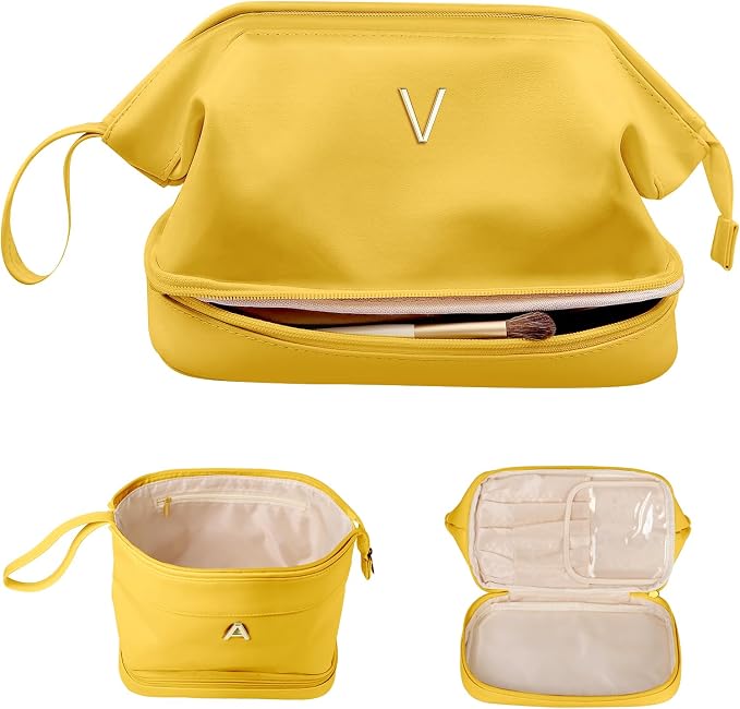 Engagement Gifts for Women, Initial Makeup Bag, Travel Gifts, Personalized Bags by Vogewood