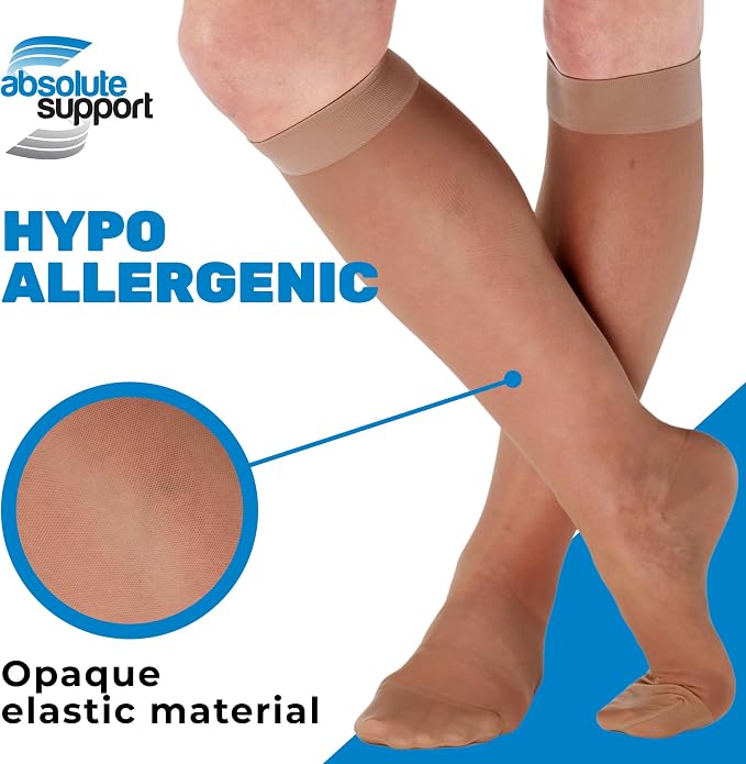 Made in USA - Sheer Compression Stockings - Image 3