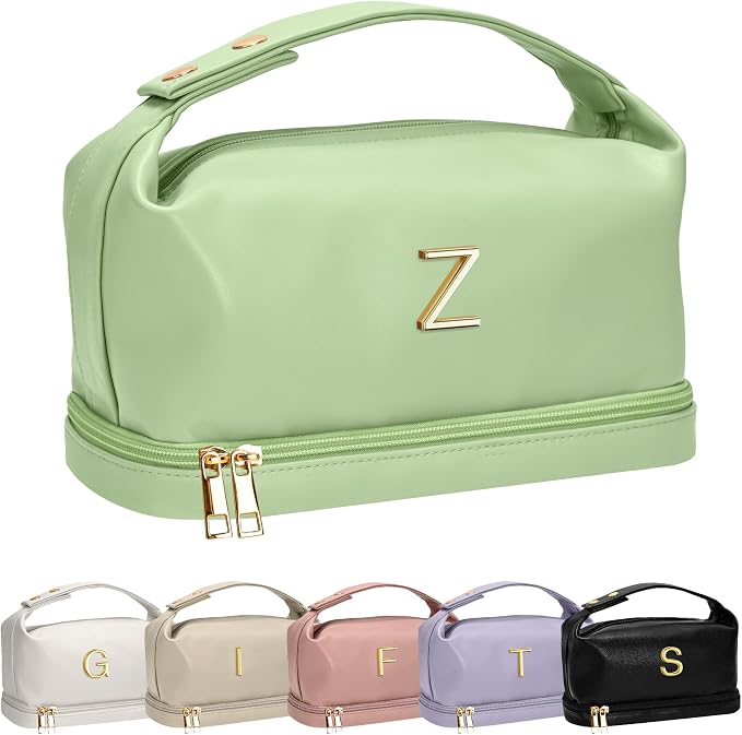 College Girl Gift Ideas, Personalized Makeup Bag by Vogewood
