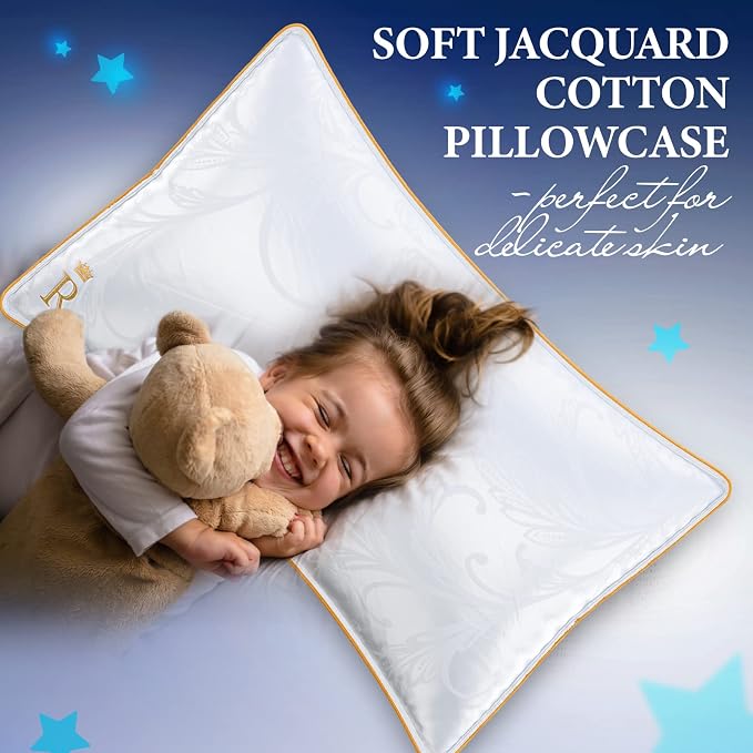 Royal Therapy White Goose Feathers and Down Pillow, Premium White Bed Sleeping - Image 5