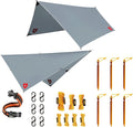 Rain Fly 10x10 Lightweight Survival Camping Tarp; 100% Waterproof; Makes a by NoCry