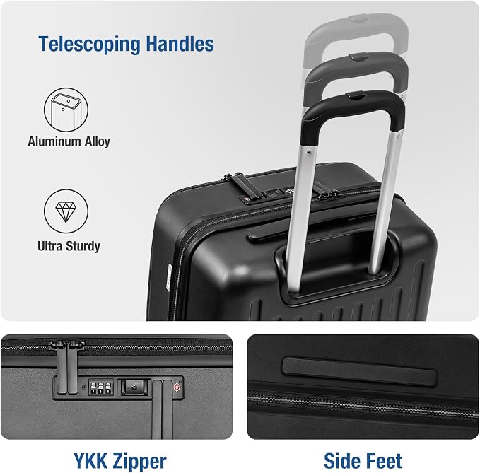 KYME 22-Inch Hardside Suitcase - Image 4