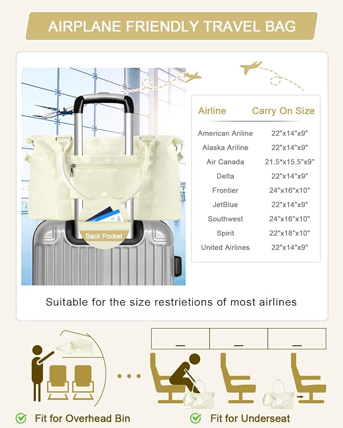 Initial Travel Duffel Bag Sports Gym Bag - Image 6