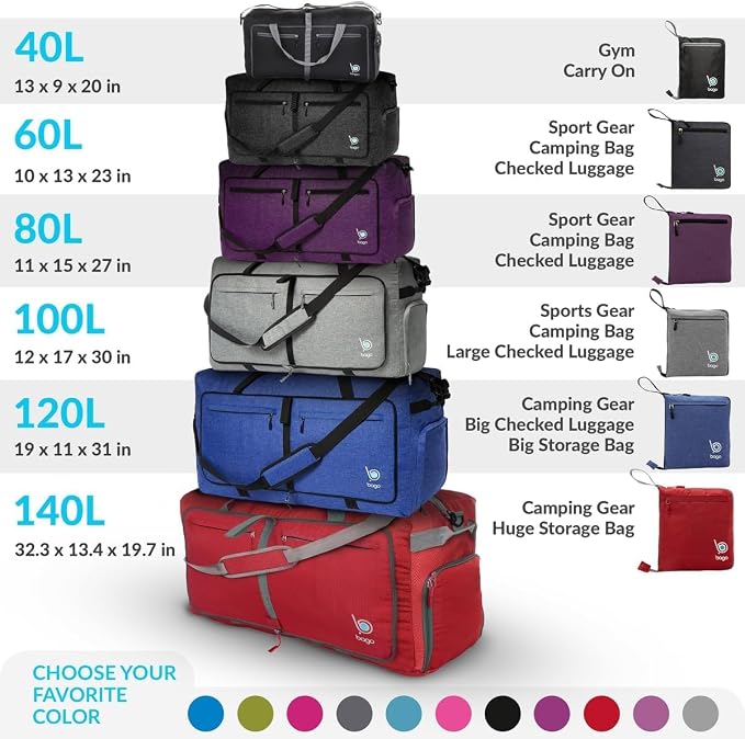 Bago Large Foldable Duffel Bags - Image 10