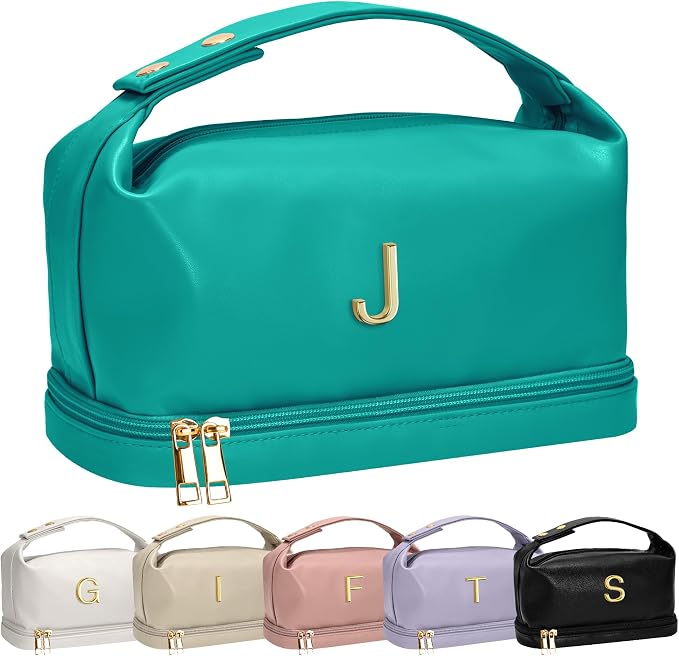 Birthday Gifts for Women 30s, Personalized Makeup Bag by Vogewood