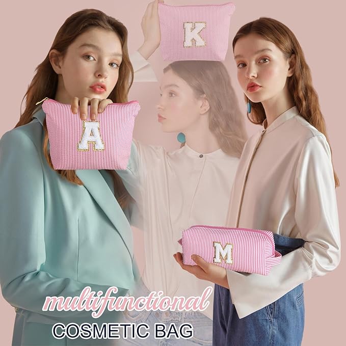 YOOLIFE Preppy Makeup Bag for Women - Image 2