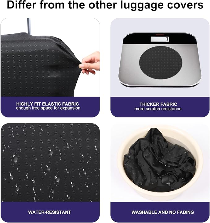 7-Mi Travel Luggage Cover Elastic Sleeve 29"-30" Anti-Scratch Suitcase - Image 5