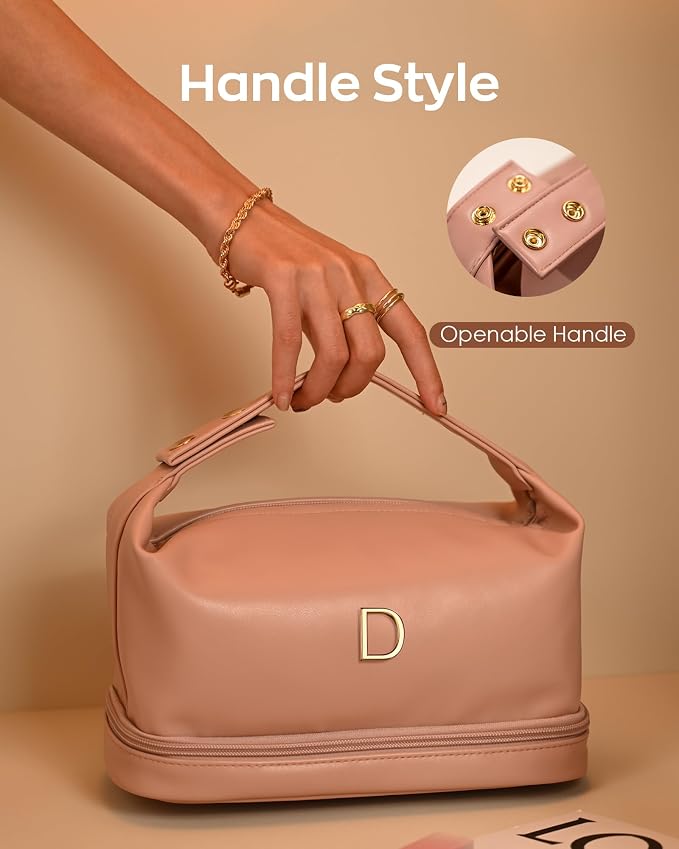Engagement Gifts-Initial Makeup Bag - Image 2