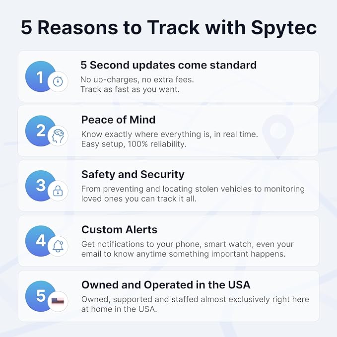 Spytec Atlas GPS Tracker for Vehicles & Kids | Up to 14-Day Battery Life | - Image 4