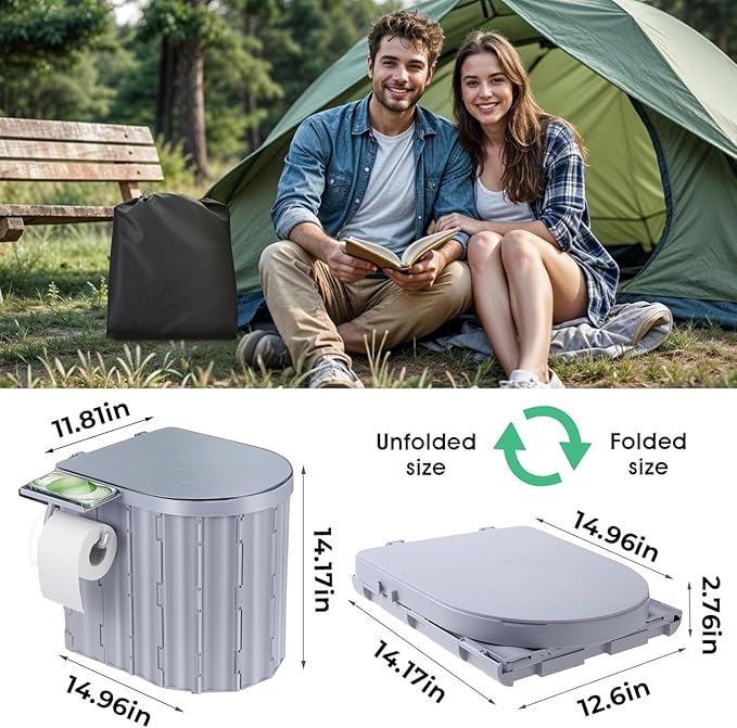 Sckee Camping Toilet, Portable Toilet - Image 4