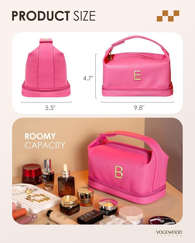Gifts for Teen Girls 16-18, Personalized Makeup Bag - Image 5