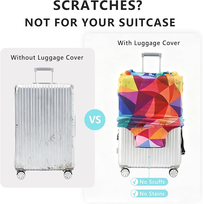 TRAVELKIN more than travel Luggage Cover Washable Suitcase Protector - Image 4