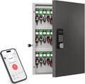 72 Key Lock Box, Key Cabinet Organizer Wall Mount use OTP Technology Unlock by DiDiHere