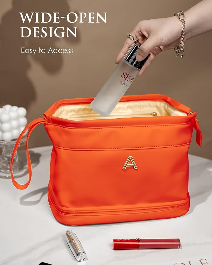 Graduation Gifts for Her Girls-Makeup Bags, Friend Gifts, Double Layer Cosmetic - Image 3